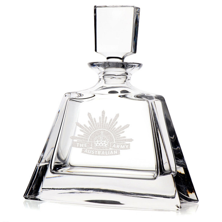 Army Bohemia Crystal 500ml Decanter 8th Pattern