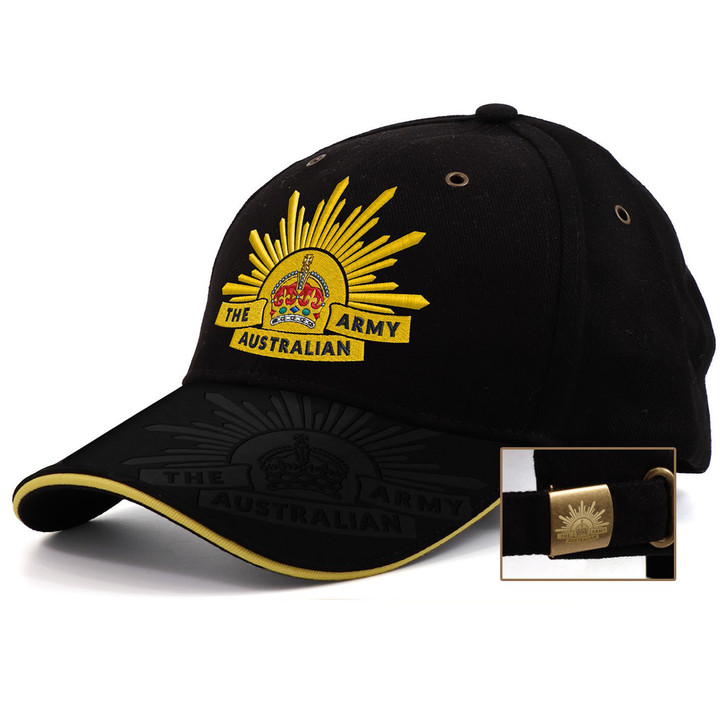 Army Cap With PU & Sandwich Peak 8th Pattern Image 0