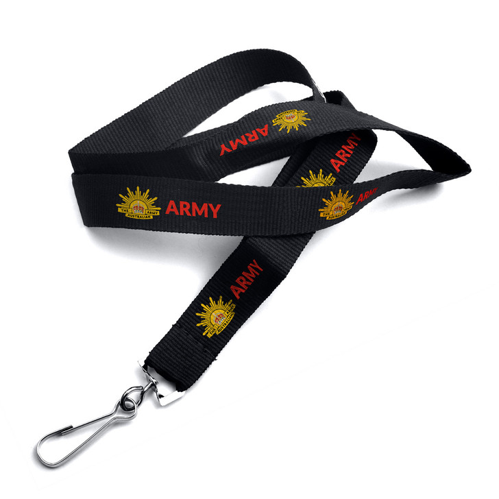 Army Lanyard Black 8th Pattern