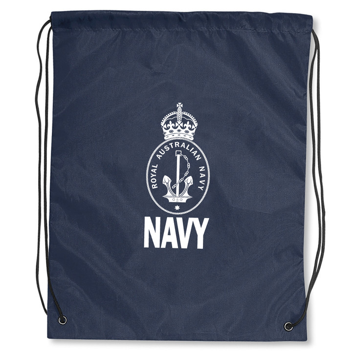 Navy Drawstring Backpack CIIIR