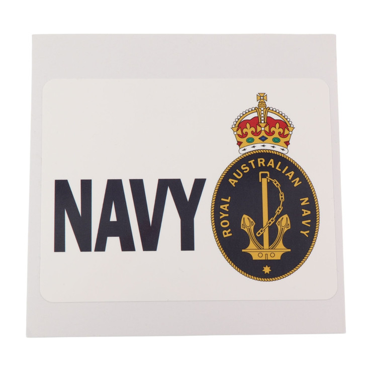 Navy Rectangular Sticker CIIIR