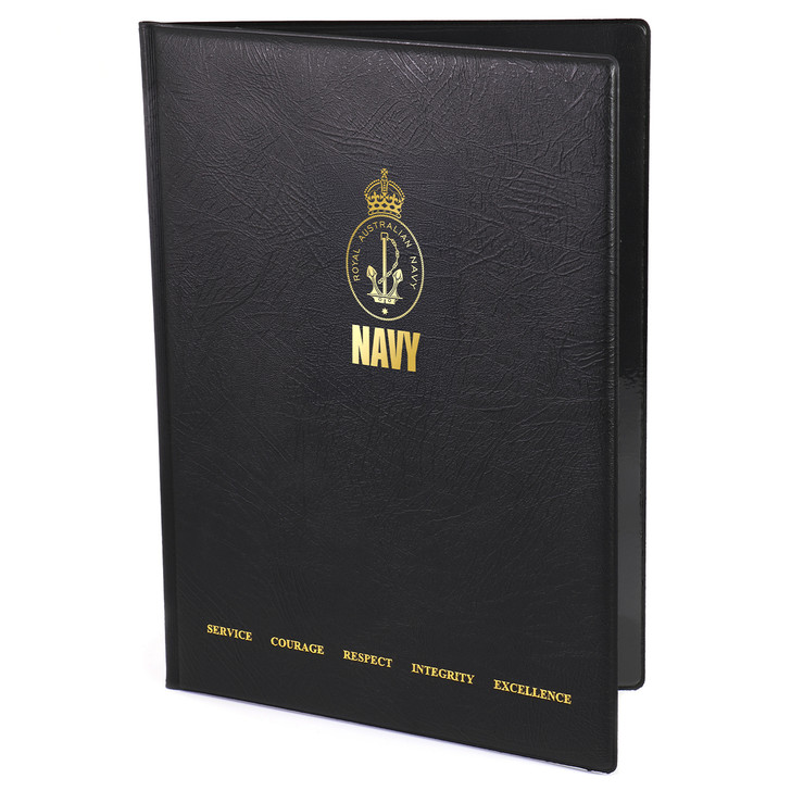 Navy A4 Certificate Folder CIIIR