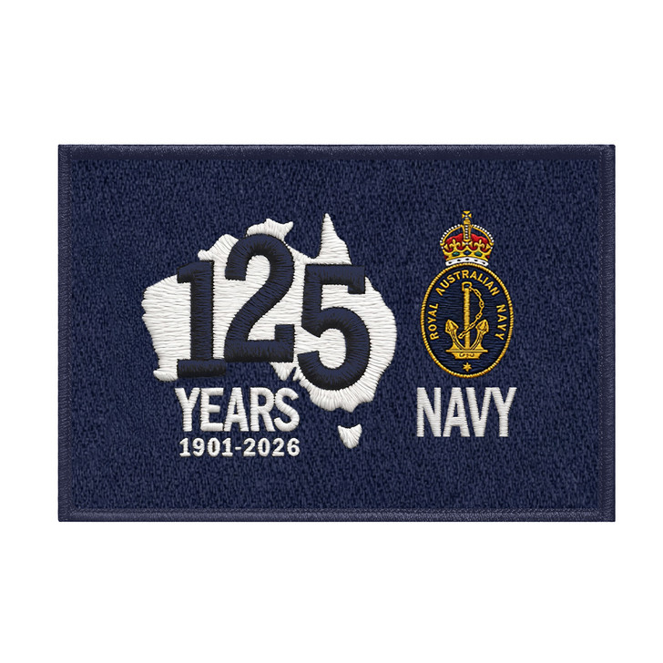 Navy - 125 Years For Our Nation Woven Patch