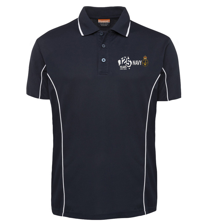 Navy - 125 Years For Our Nation Polo Shirt - Navy Blue