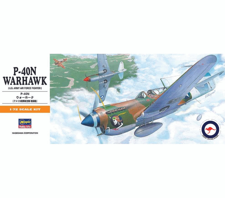 P-40N WARHAWK  w/RAAF Decals - Scale 1:72