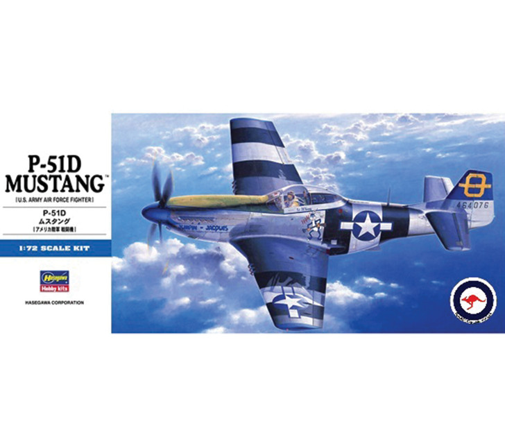 P-51D MUSTANG  w/RAAF Decals - Scale 1:72