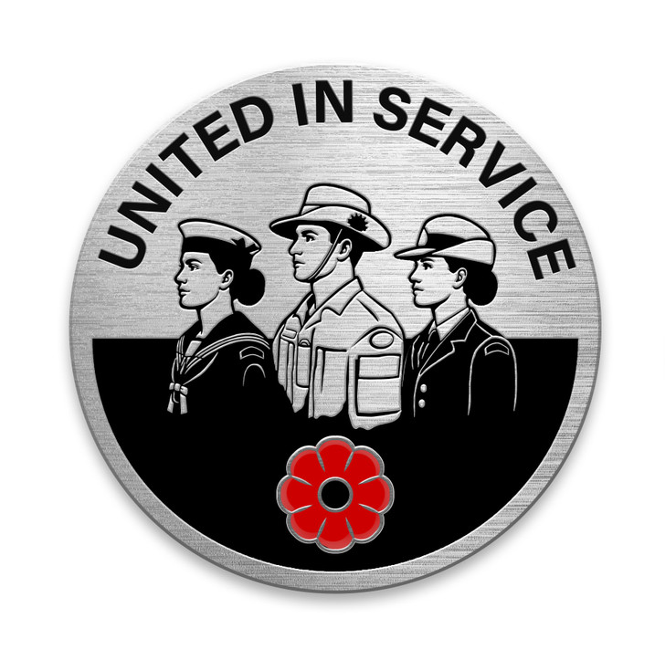 In Service We Trust Lapel Pin