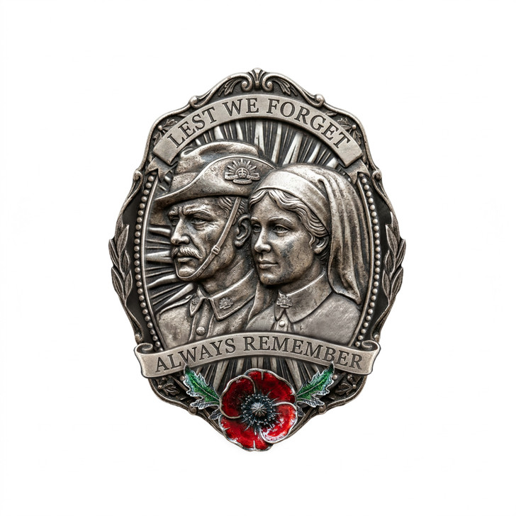 Soldier and Nurse Limited Edition Lapel Pin
