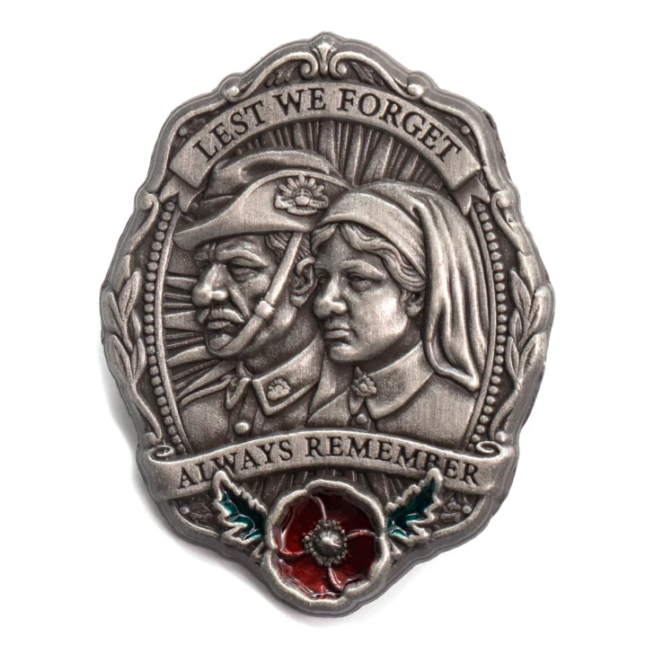 Soldier and Nurse Limited Edition Lapel Pin