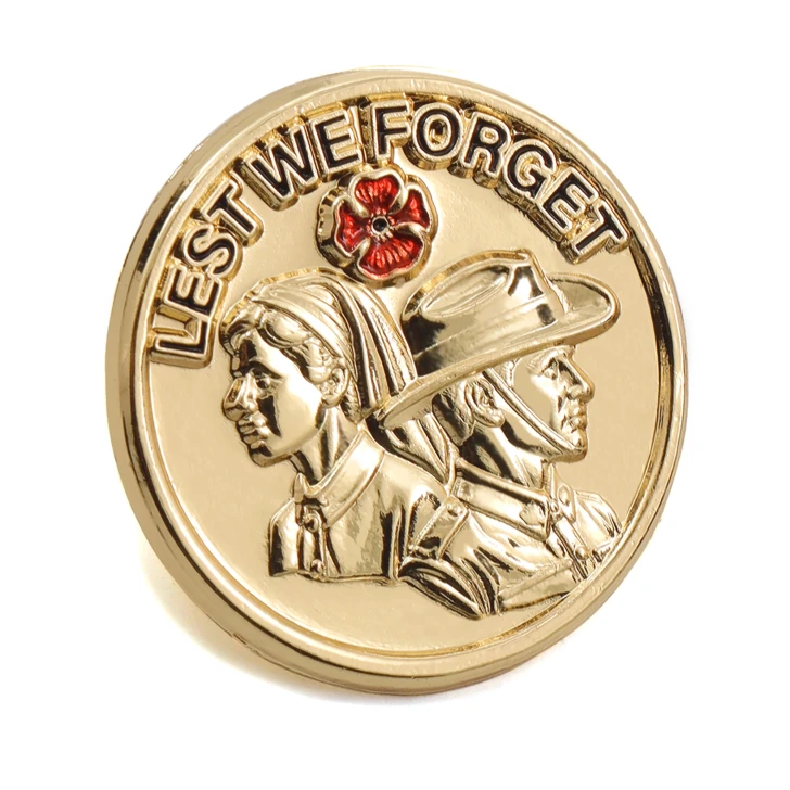 Lest We Forget Lapel Pin