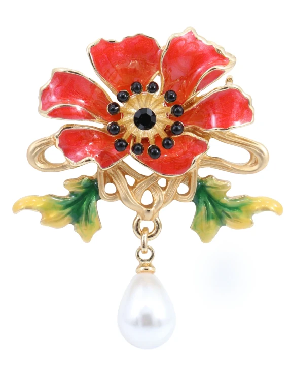 BrandNet Archive Edition | Art Nouveau 1900s Poppy Limited Edition Brooch
