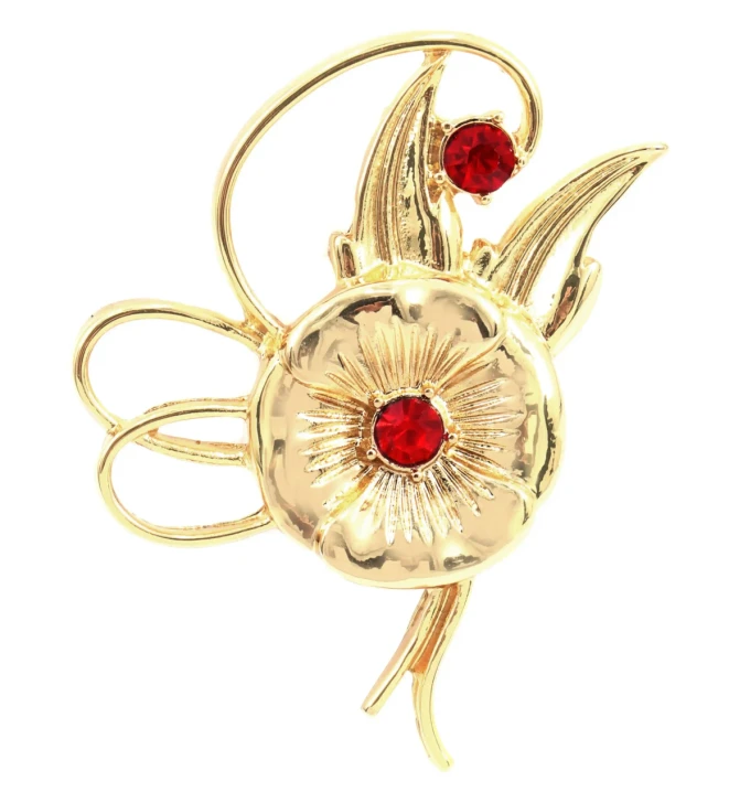 BrandNet Archive Edition | Vintage Retro 1940s Poppy Limited Edition Brooch