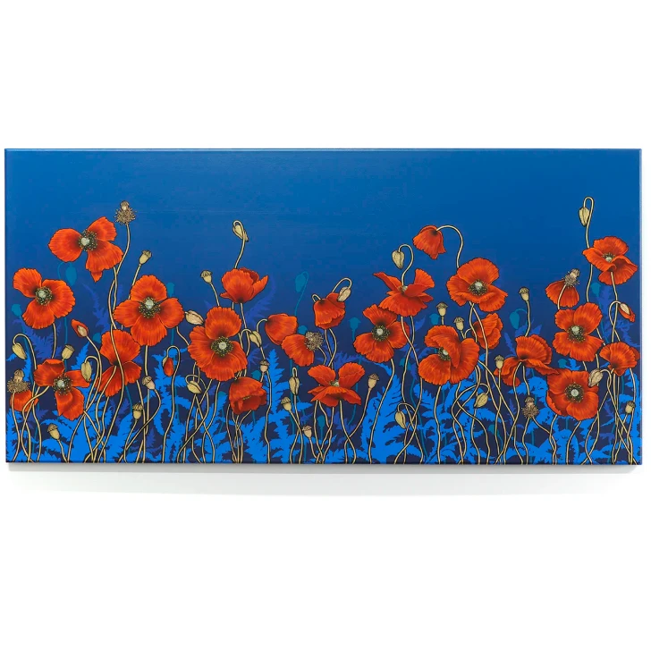 Original Artwork | Poppy Mpressions Where The Poppies Grow