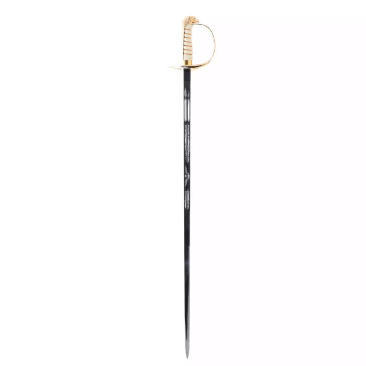 Windlass Mens Air Force Sword with Below Air Rank Scabbard - Stainless Steel (Queens Cypher) Image 0