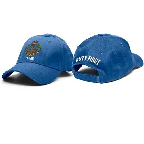 1 RAR Crest Royal Blue Cap