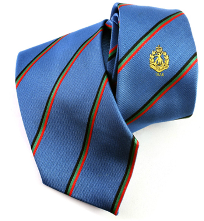 1 RAR Tie 1 RAR Tie 1st Battalion Royal Australian Regiment (1RAR) Tie. This quality jacquard woven tie is ideal for Anzac Day or reunions. A traditional club tie design featuring the RAR badge and '1RAR' picked out in g