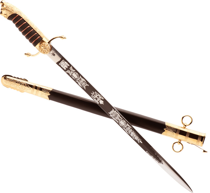 Windlass Navy Midshipman Dirk - Carbon Steel (Queens Cypher)