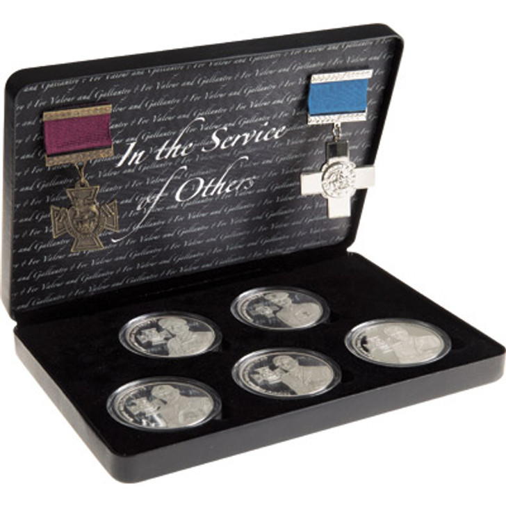 In the Service of Others VC-GC Ltd Medallion Set The Unique In the Service of Others VC-GC Limited Edition Proof Medallion Set from the Military Shop, is a special gift for anyone interested in military history.This once in a life-time collection, r