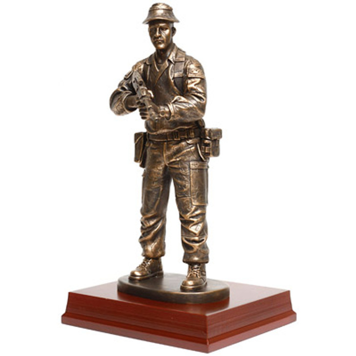 Male Recruit Figurine Male Recruit Figurine The Master Creations Male Recruit Figurine is the perfect present for serving members or veterans, order now from the military specialists. This superb 295mm tall male Army recruit figurine is the ide