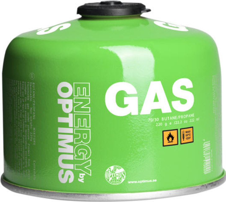 Optimus Gas Canister 100 Grams Optimus Gas Canister 100 Grams buy the 100 Grams Optimus Gas Canister from the military specialistsPLEASE NOTE THIS PRODUCT CANNOT BE SHIPPED AND IS AVAILABLE FOR IN STORE PURCHASE ONLY