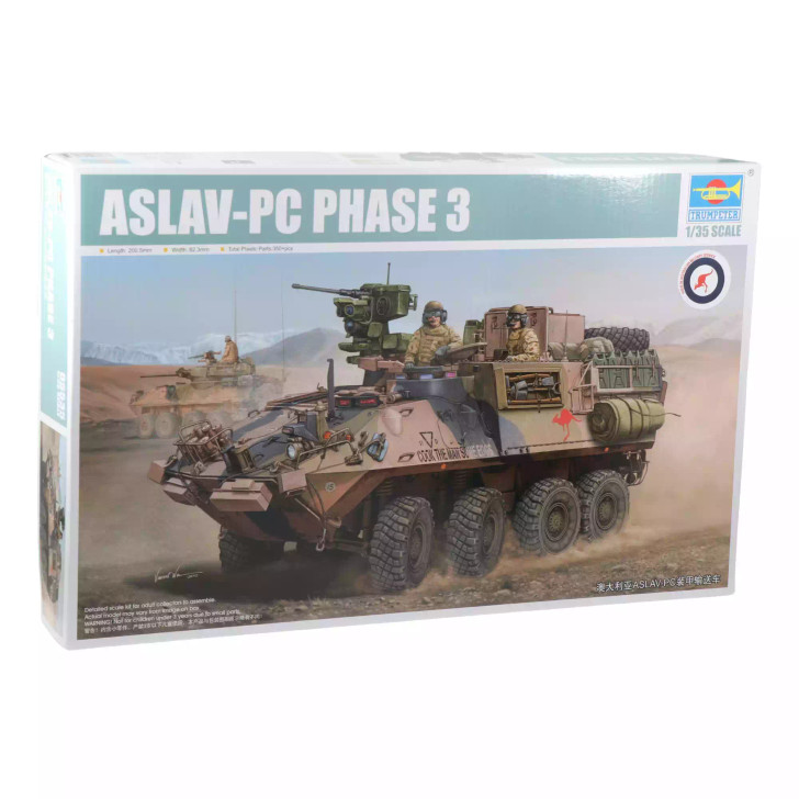 Trumpeter 1/35 ASLAV PC Phase 3 Australian Version w/Aus Dec Image 0