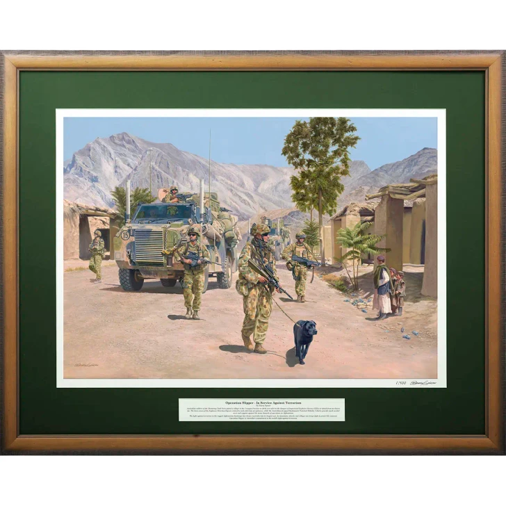 Operation Slipper Framed LTD Print
