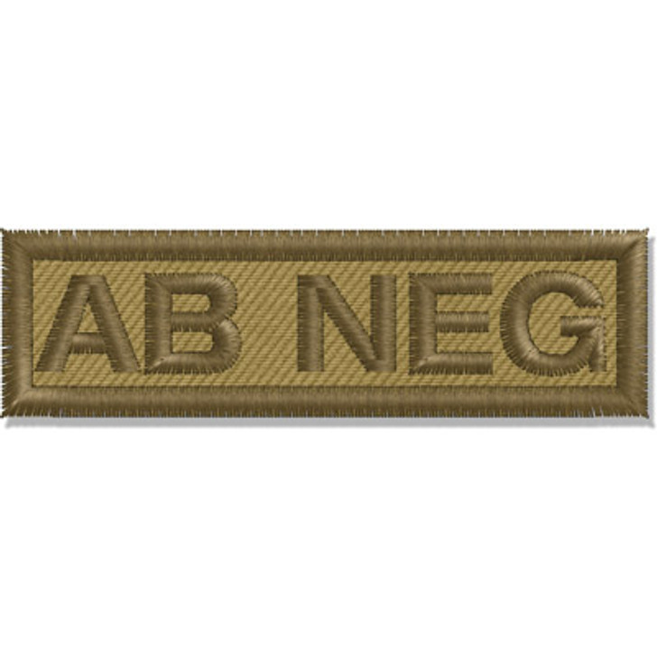 Contact Gear Blood Group Patch AB Neg Contact Gear Blood Group Patch AB Neg Buy The Contact Gear AB Negative Blood Group Patch from the military specialists, this is an essential part of your field uniform. The new and improved blood group patch is smaller and easier to read.