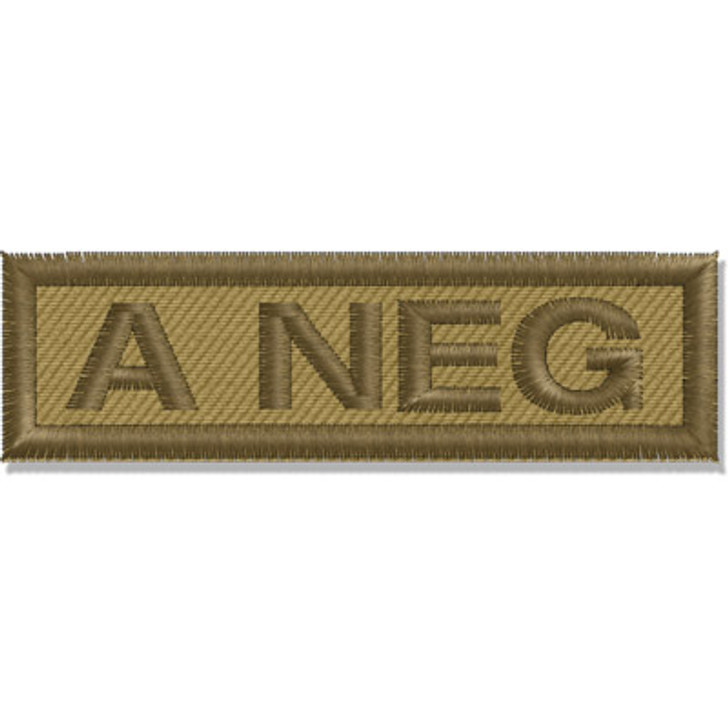 Contact Gear Blood Group Patch A Neg Contact Gear Blood Group Patch A Neg Buy The Contact Gear A Negative Blood Group Patch from the military specialists, this is an essential part of your field uniform. The new and improved blood group patch is smaller and easier to read.
