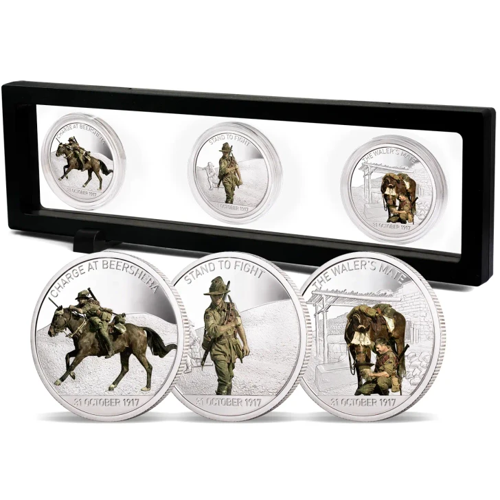 Battle For Beersheba Light Horse Limited Edition Medallion Set