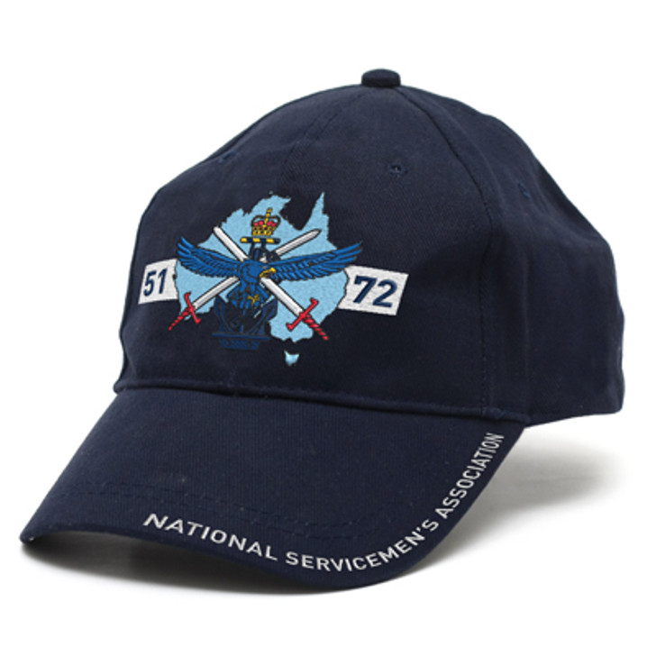 Nashos Cap 51-72 Nashos Cap 51-72 A special Nashos cap, buy now from the military specialists. Get your official Nashos cap with the National Servicemen's Association of Australia insignia in quality embroidery on the front panel and