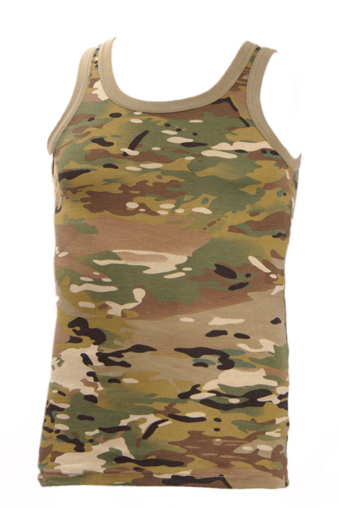 Poly/Cotton Singlet Multicam Poly/Cotton Singlet Multicam A relaxed fit Multicam print singlet, ideal for layering in cold weather, or a single layer when it's warm out. The singlet has a round neck for comfort whenever you wear it. Order yours now from the