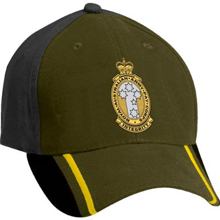 RAAPC Brushed Cotton Cap RAAPC Brushed Cotton Cap This Royal Australian Army Pay Corps (RAAPC) cap is both stylish and practical with its cool two colour design. Buy now from the military specialists. This quality heavy brushed cotton cap has the RAA