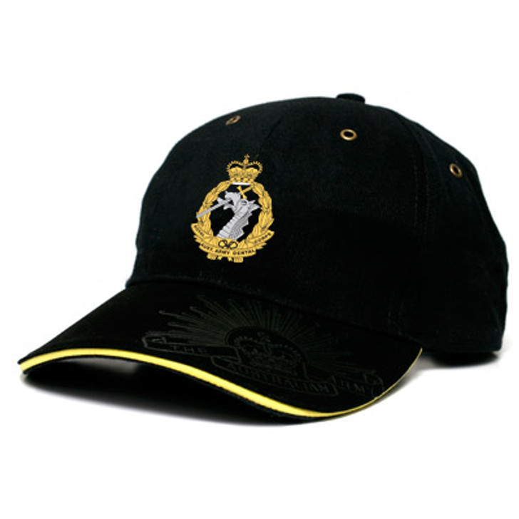 RAADC Black Cap RAADC Black Cap This Royal Australian Army Dental Corps (RAADC) cap is both stylish and practical with its cool looks. Buy now from the military specialists. This quality heavy brushed cotton cap has the RAADC crest