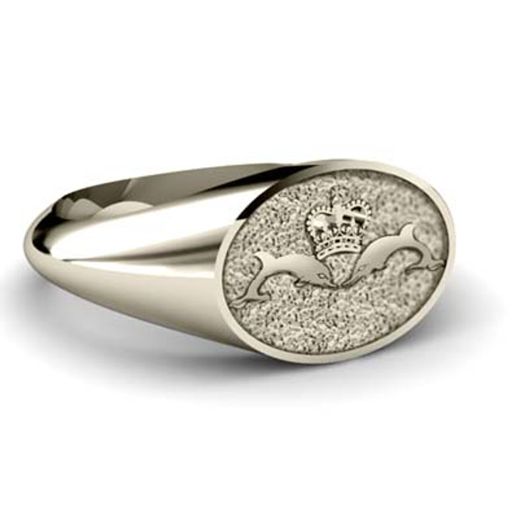 Submariners  9ct White Gold Ring Submariners  9ct White Gold Ring Order the stunning Submariners Solid 9ct White Gold Ring order from the military specialists. Our quality rings are custom-made to order - please choose carefully as changes to or cancellation of your