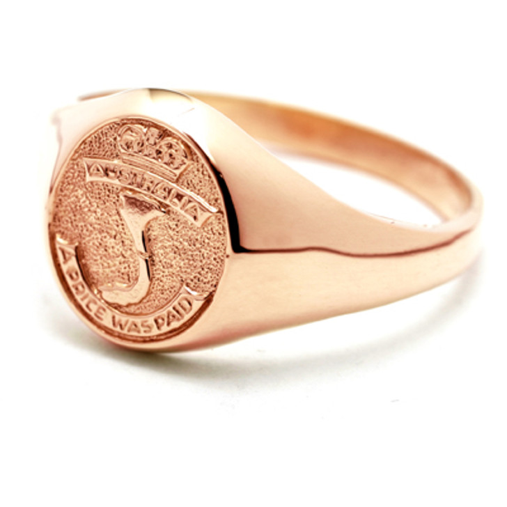 Vietnam Veterans 18ct Rose Gold Ring Vietnam Veterans 18ct Rose Gold Ring Order the stunning Vietnam Veterans Solid 18ct Rose Gold Ring  today from the military specialists. Our quality rings are custom-made to order - please choose carefully as changes to or cancellation o 