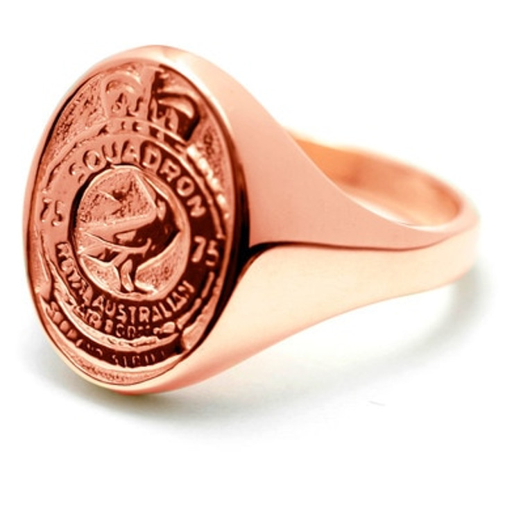 75SQN 9ct Rose Gold Ring