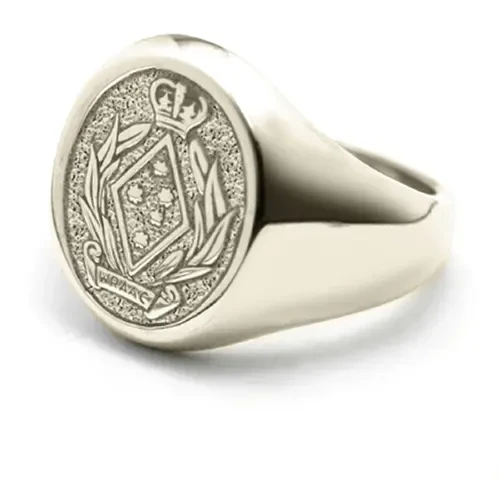 WRAAC 9ct White Gold Ring