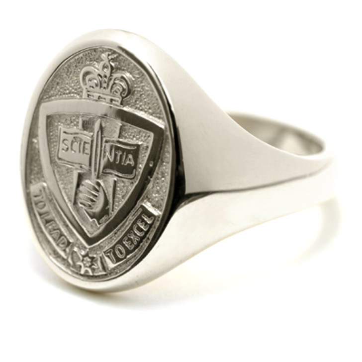 ADFA 9ct White Gold Ring A ADFA 9ct White Gold Ring A Stunning Australian Defence Force Academy (ADFA) Solid 9ct White Gold Ring order today from the military specialists. Our quality rings are custom-made to order - please choose carefully as changes to