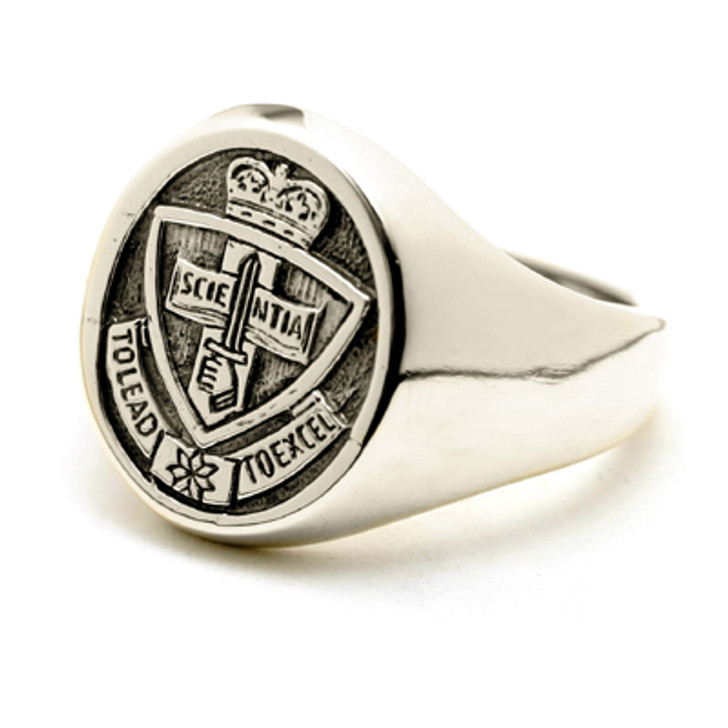 ADFA 9ct White Gold Ring B ADFA 9ct White Gold Ring B Stunning Australian Defence Force Academy (ADFA) Solid 9ct White Gold Ring order today from the military specialists. Our quality rings are custom-made to order - please choose carefully as changes to