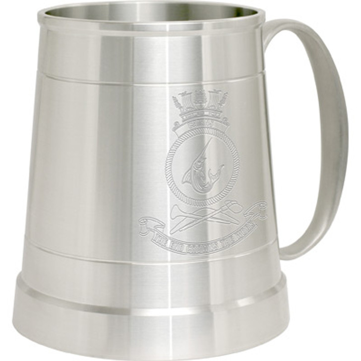 HMAS Cairns Pewter Tankard HMAS Cairns crest Engraved on a traditional pewter tankard from Military Shop. Order online now. This stylish tankard is a brilliant addition to your trophy shelf or pool room.