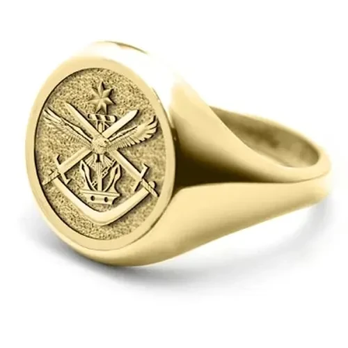 ADF Ring 9ct Yellow Gold
