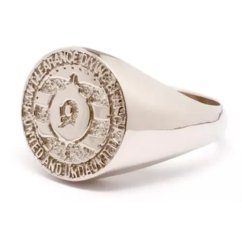Navy Clearance Divers 9ct White Gold Ring