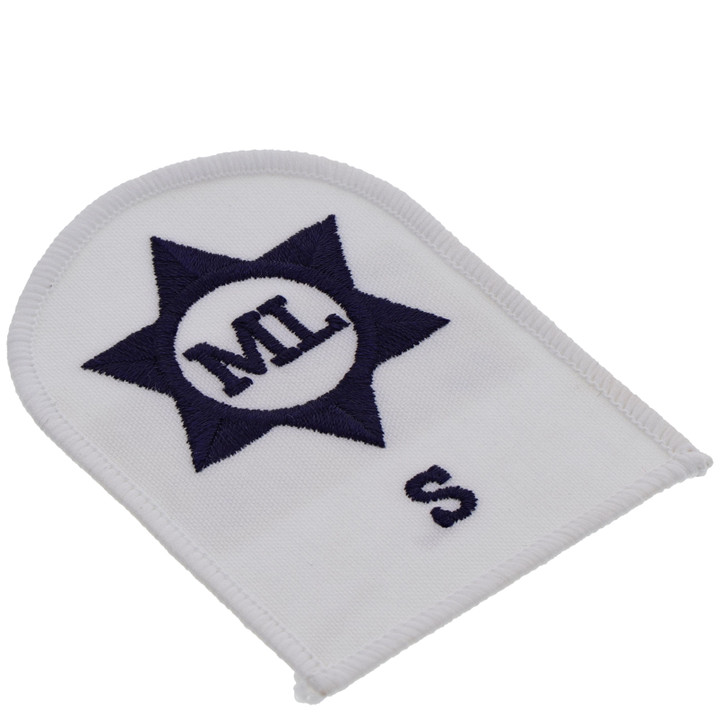 Maritime Logistics Steward Badge White Maritime Logistics Steward Badge White Order the Quality Maritime Logistics Steward Badge in White now from the military specialists. Perfectly sized, this badge has embroidered details ready for wear. Order now. Specifications: Material: