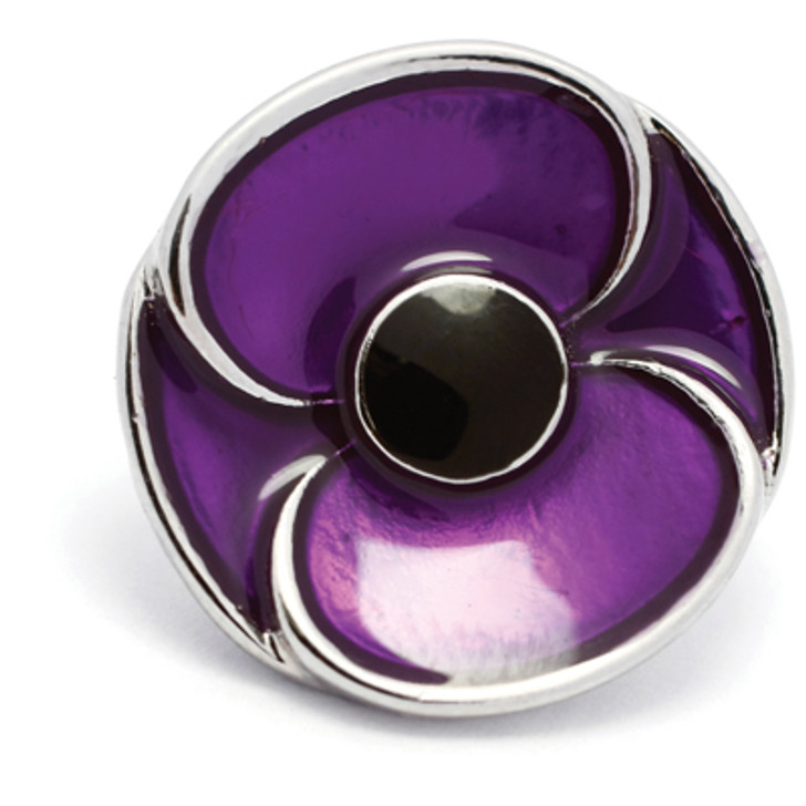 3D Purple Poppy Badge 3D Purple Poppy Badge This Purple Poppy 3D Badge is helping caring Australians show their appreciation for the service and sacrifice of animals in war. Throughout the ages these un-sung heroes have served beside humans in