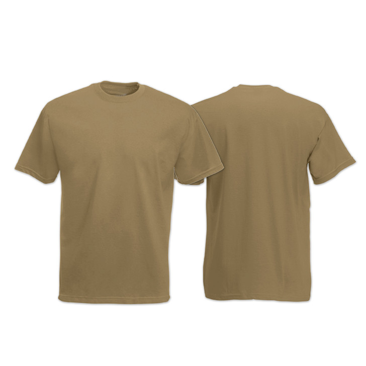 100% Cotton Undershirt Khaki 100% Cotton Undershirt Khaki