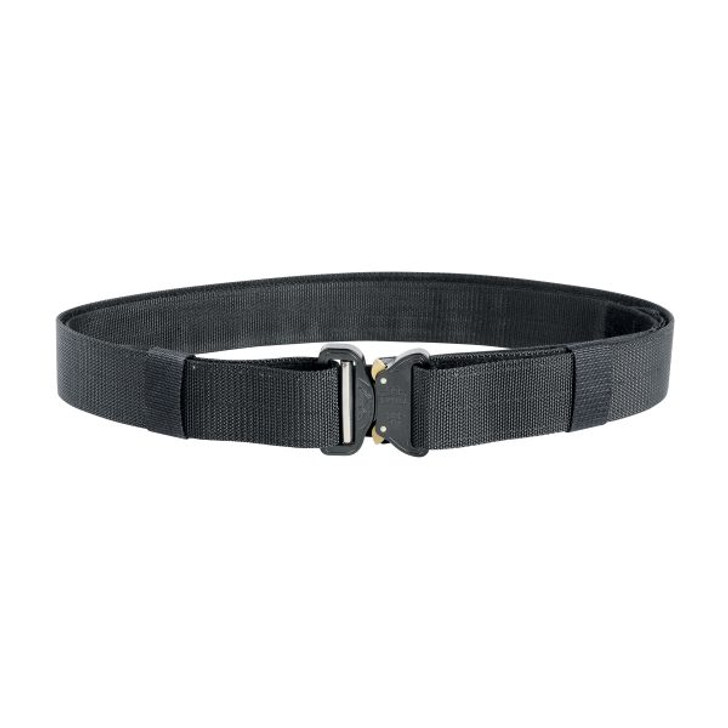 TT Equipment Belt MKII Set (black) Tasmanian Tiger Equipment Belt MKII Set Black Combination of tactical inside and outside belts. The 43 mm outside belt has a Cobra buckle, while the Velcro-attached 38 mm inside belt has a Velcro closure. Three sizes; Length of the outside and in