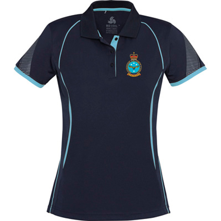 AAFC Ladies Polo AAFC Ladies Polo Australian Air Force Cadet (AAFC)  Ladies Polo order now from ##Tag1##. 100% BIZ COOL Polyester Sports Interlock, Grid mesh underarm panels for breathability, Unique sleeve print feature, Contrast pan