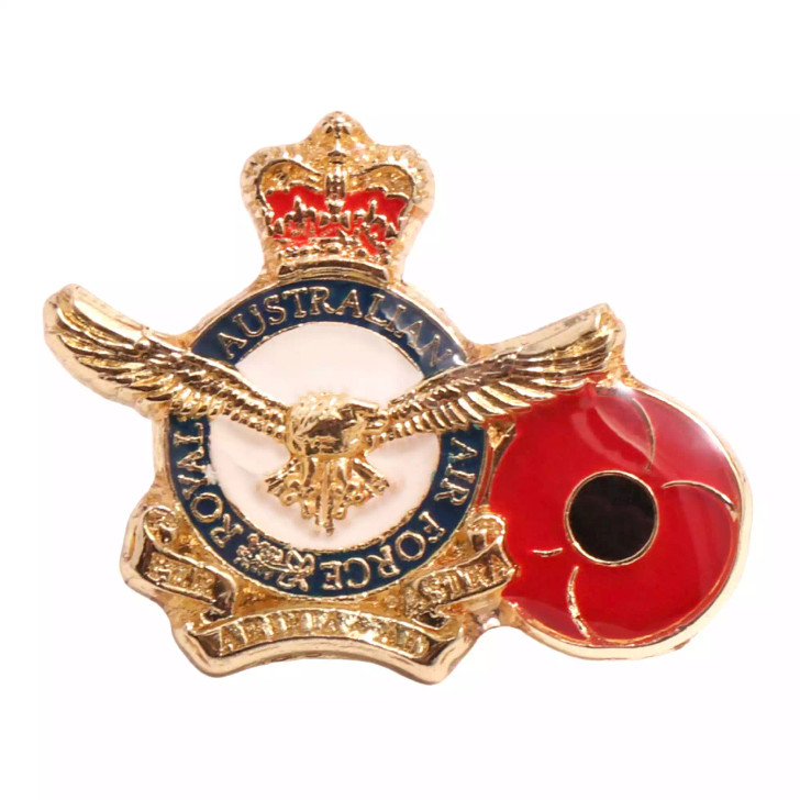 Air Force Poppy Lapel Pin