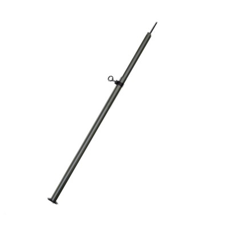 Hoochie Pole Hoochie Pole FEATURES:Strong aluminiumHeight adjustableLocks into placePeg and guy rope includedFor hoochies and swagsDimensions: Extended 94cm, Closed 51cmWeight: 300g