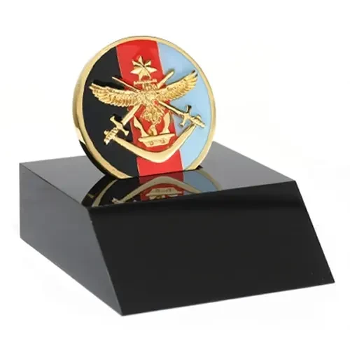 ADF Medallion In Stand